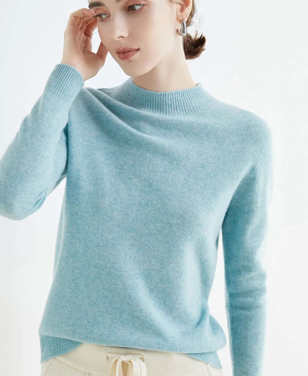 Winnie | Classic Long Sleeve Merino Wool Jumper