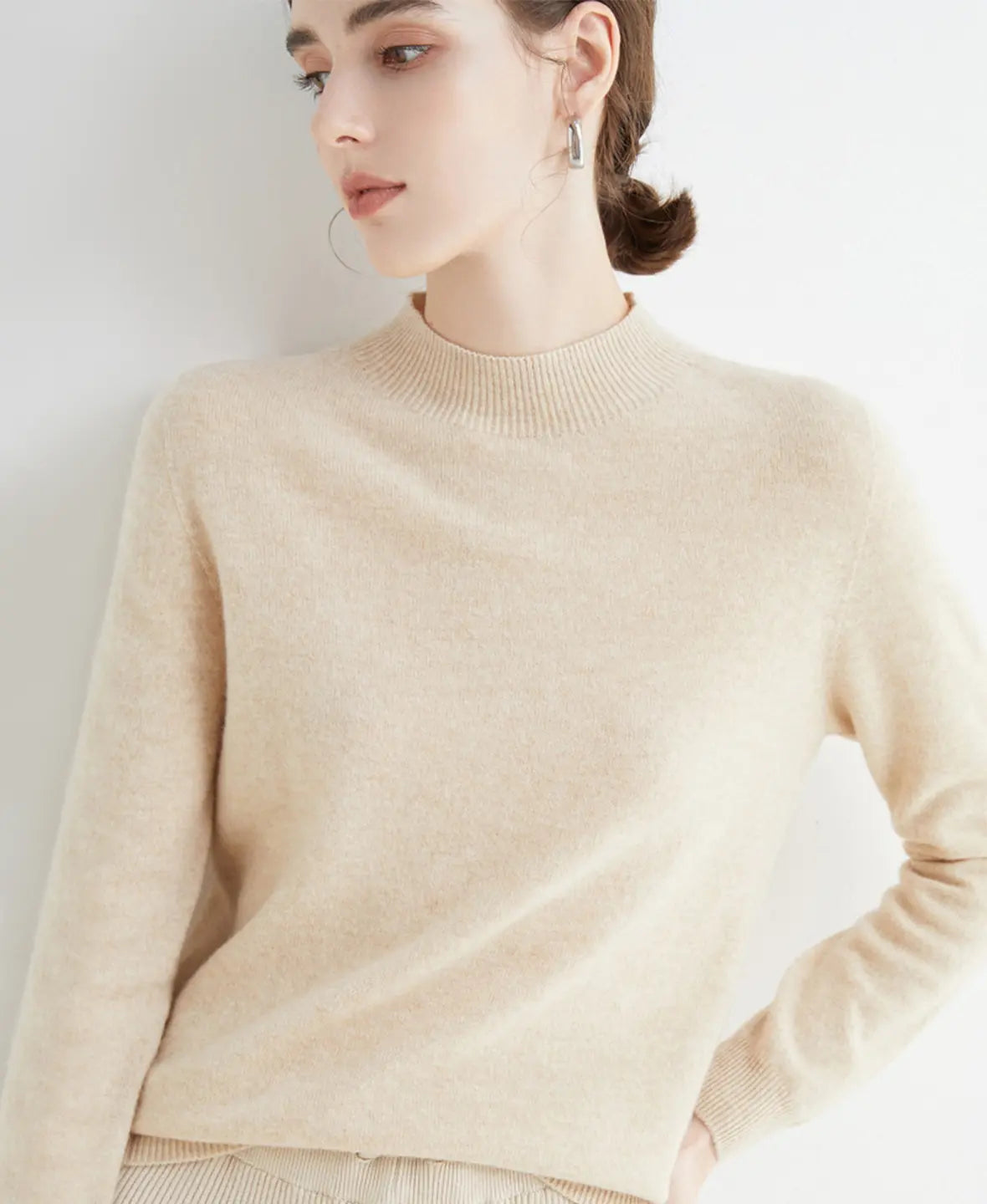 Winnie | Classic Long Sleeve Merino Wool Jumper