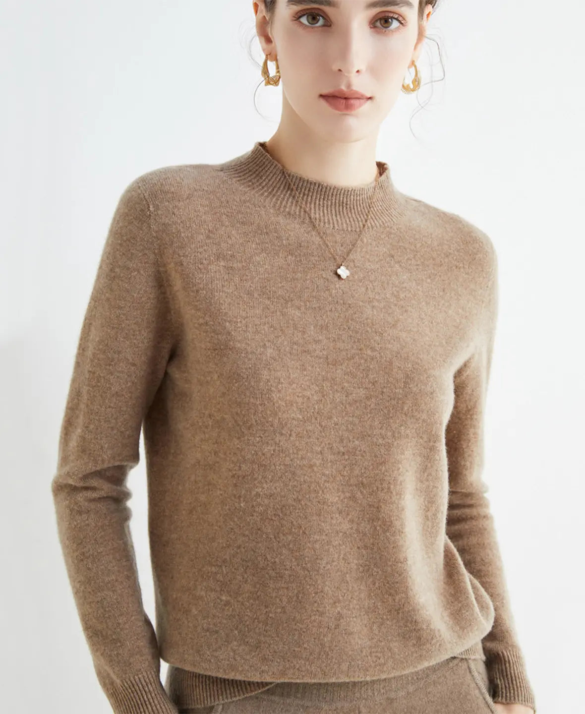 Winnie | Classic Long Sleeve Merino Wool Jumper