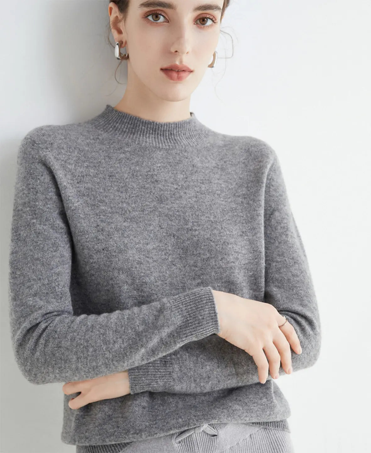 Winnie | Classic Long Sleeve Merino Wool Jumper