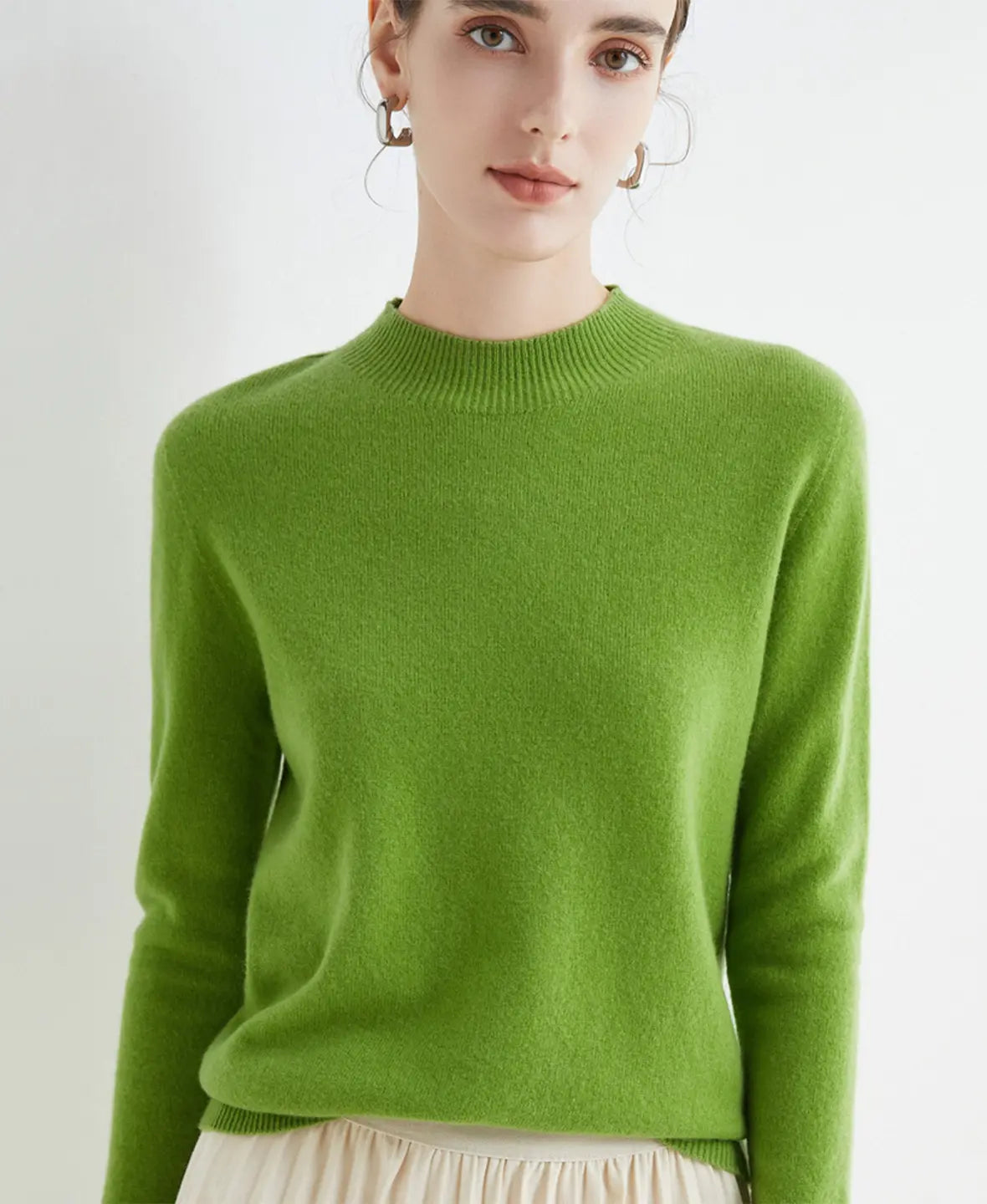 Winnie | Classic Long Sleeve Merino Wool Jumper