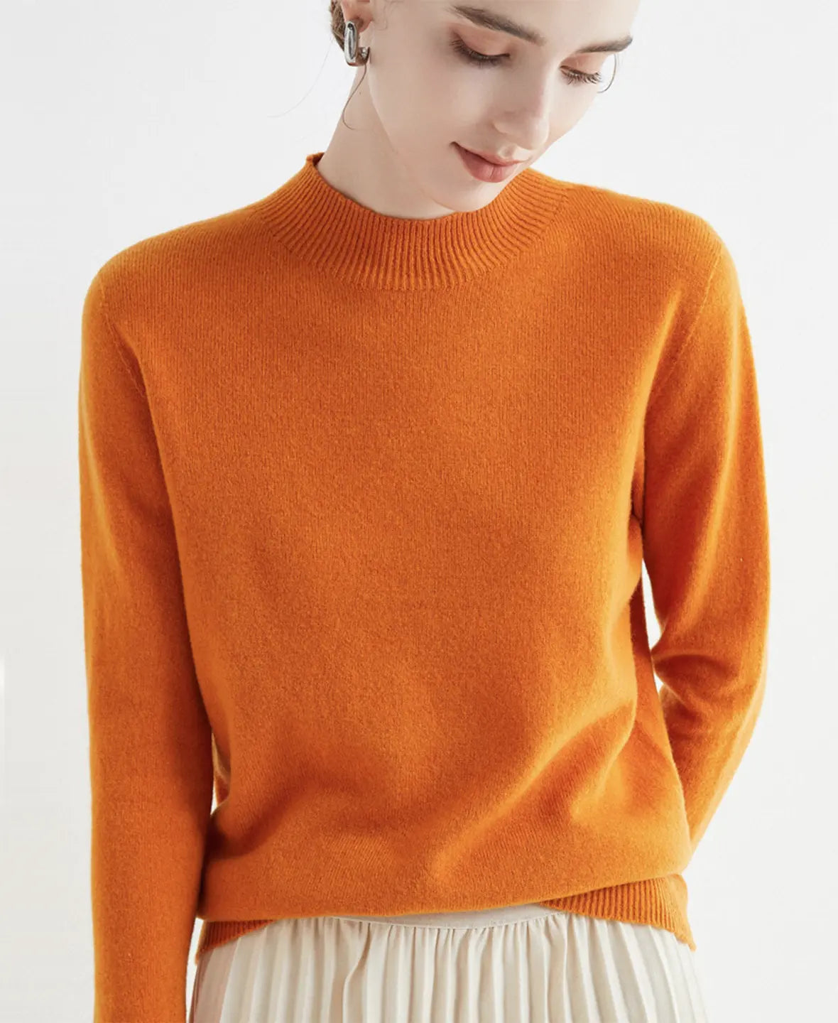 Winnie | Classic Long Sleeve Merino Wool Jumper