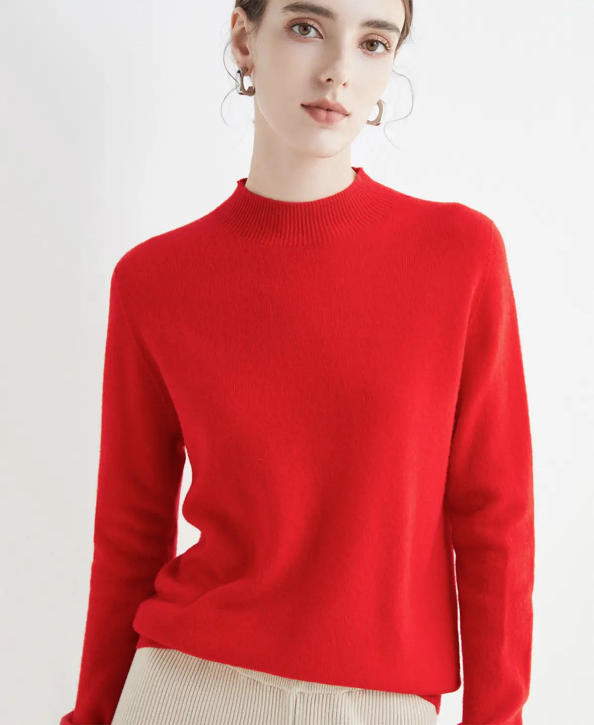 Winnie | Classic Long Sleeve Merino Wool Jumper