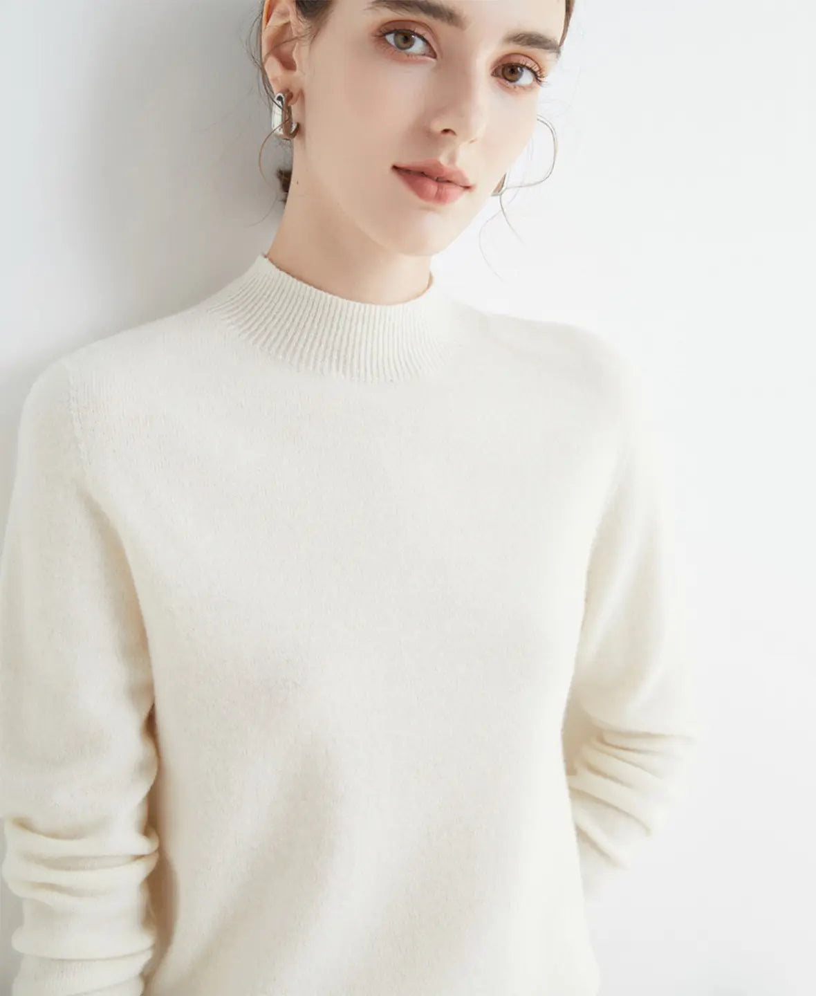 Winnie | Classic Long Sleeve Merino Wool Jumper