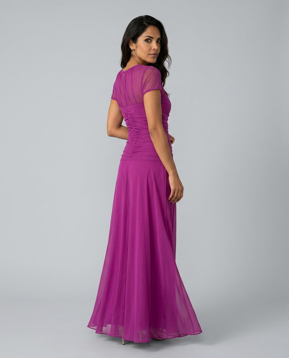 Colette | Flowy Chiffon-Look Midi Dress