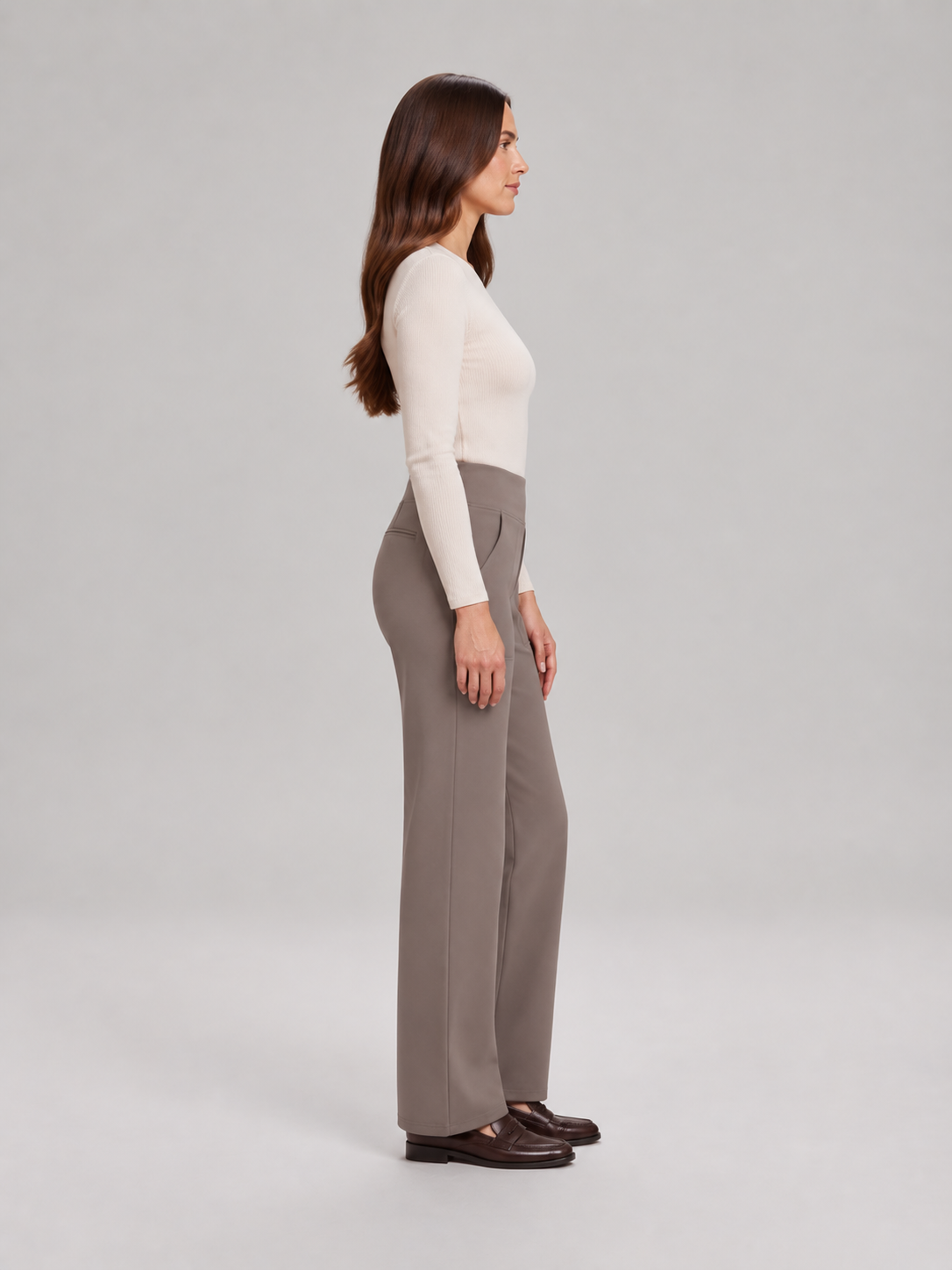 Marisol | Wide-Leg Elastic-Waist Pull-On Trousers