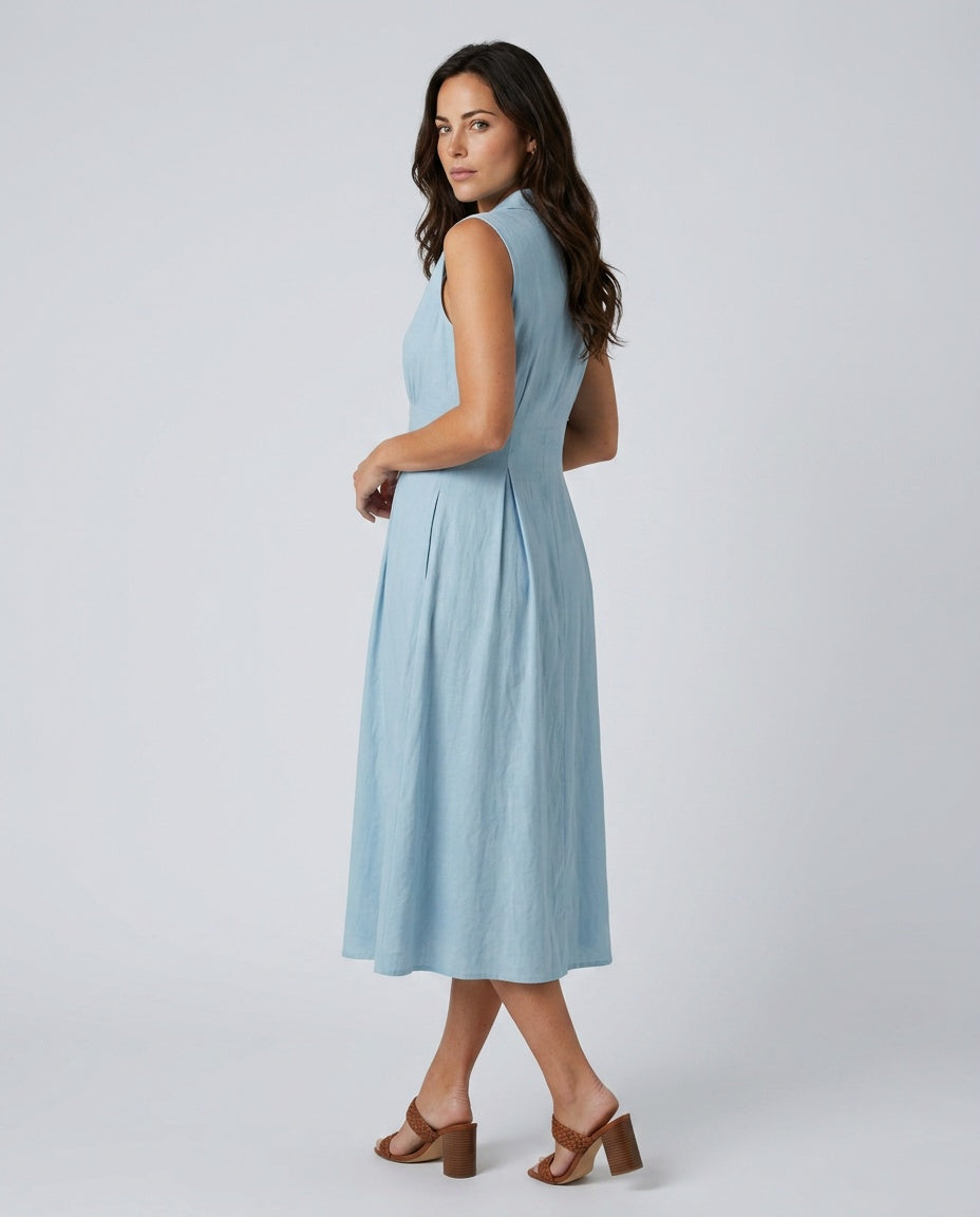 Celyn | Stack Button Midi Dress