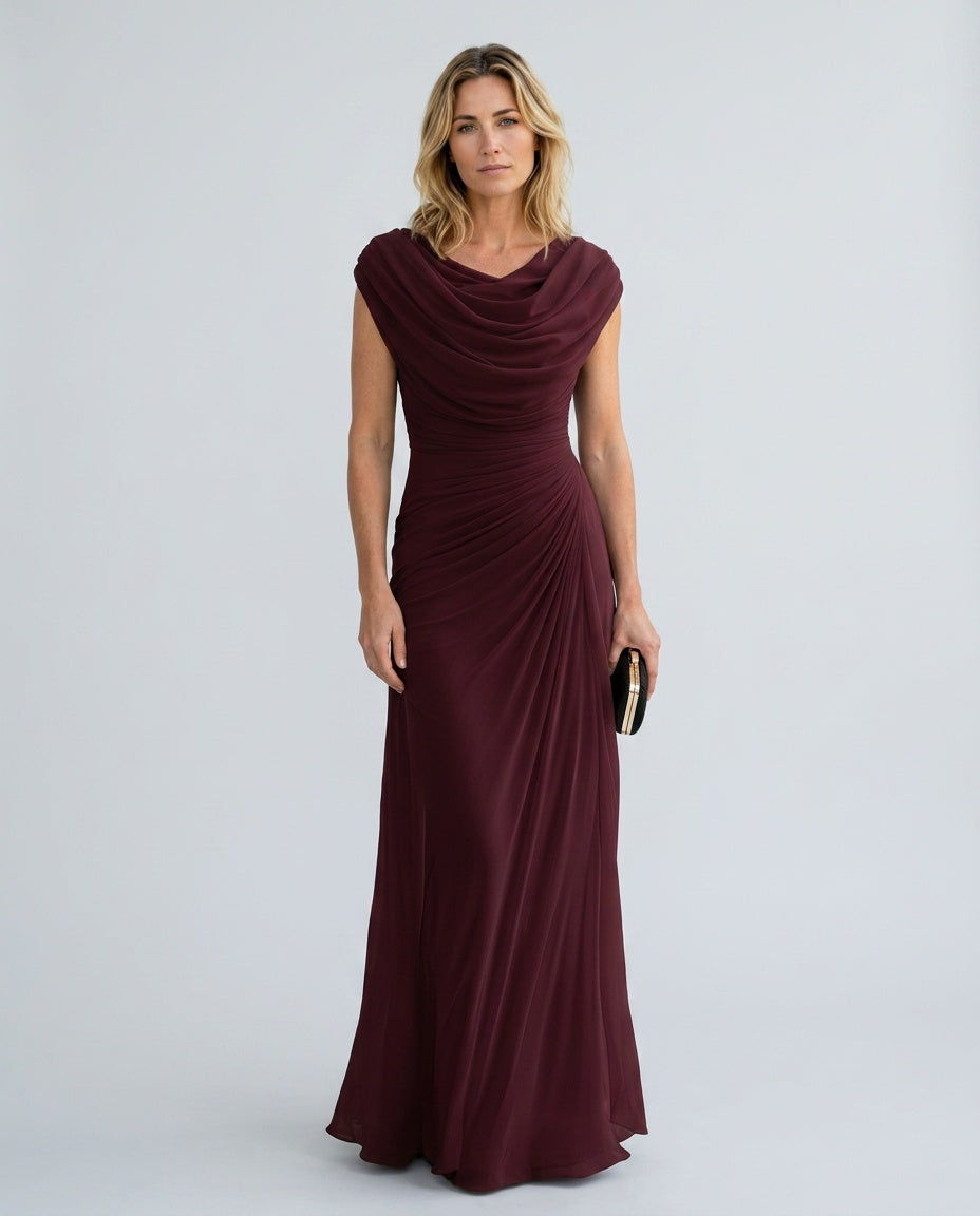 Billie | Draped Maxi Dress