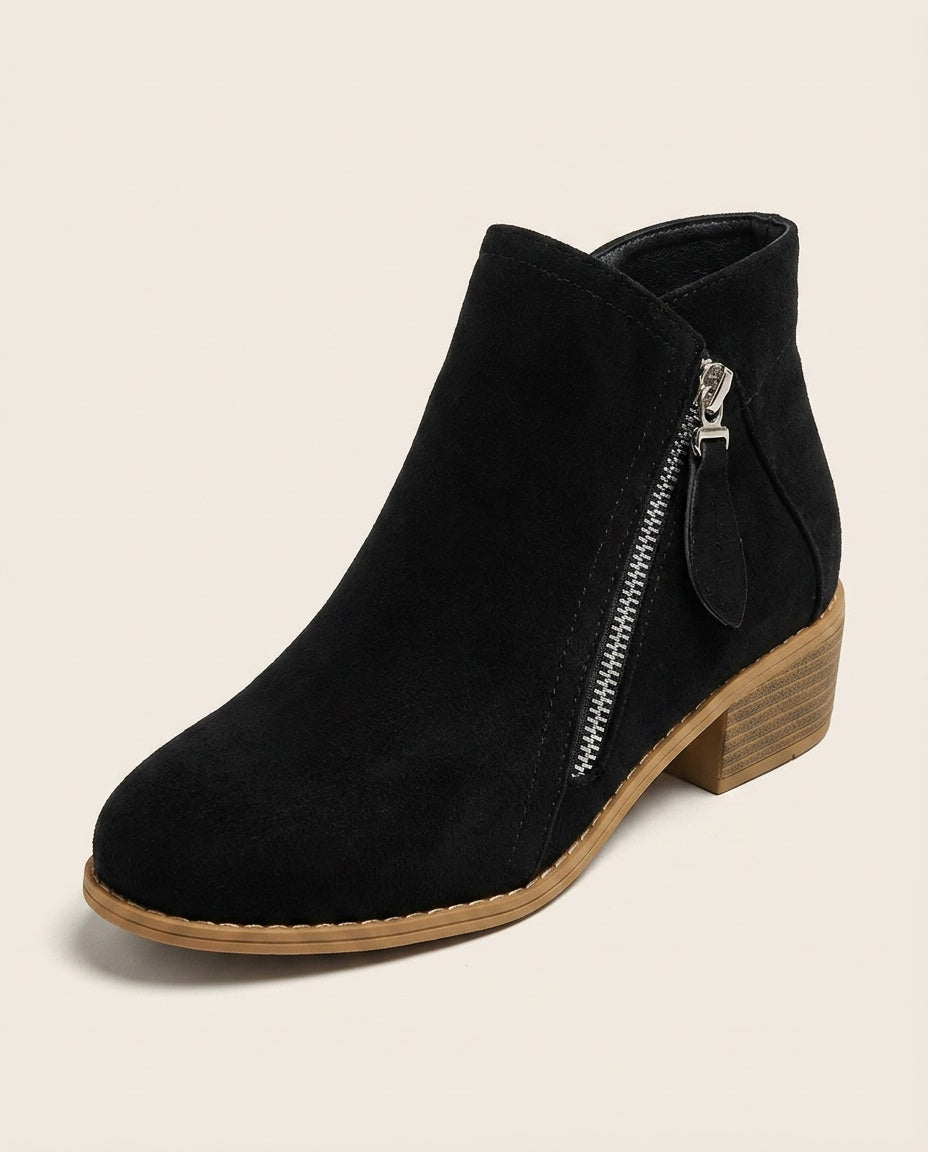 Mariana | Cushioned Footbed Zip Ankle Boots