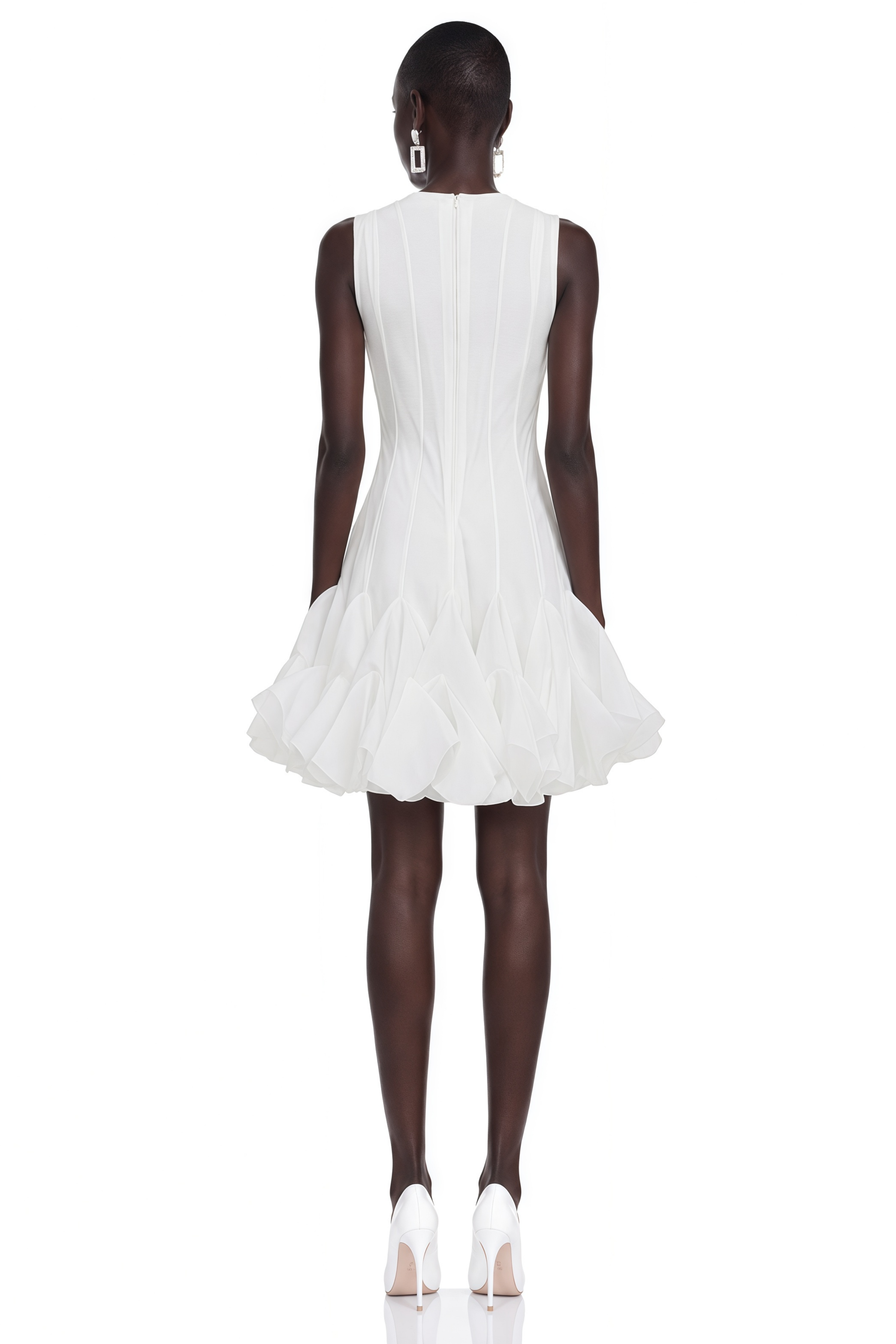 Micaela | Asymmetric Button-Front Mini Dress