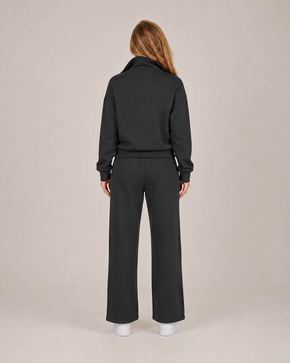 Giselle | Wide-Leg Zip-Collar Lounge Set
