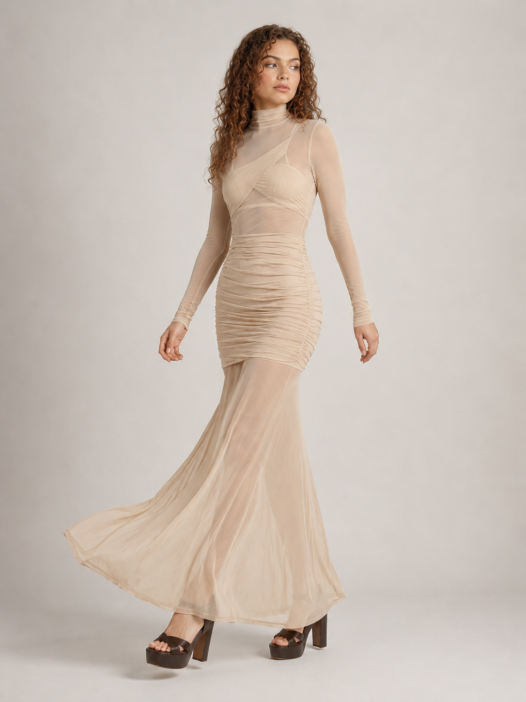 Blair | Long Sleeve Bodycon Maxi Dress