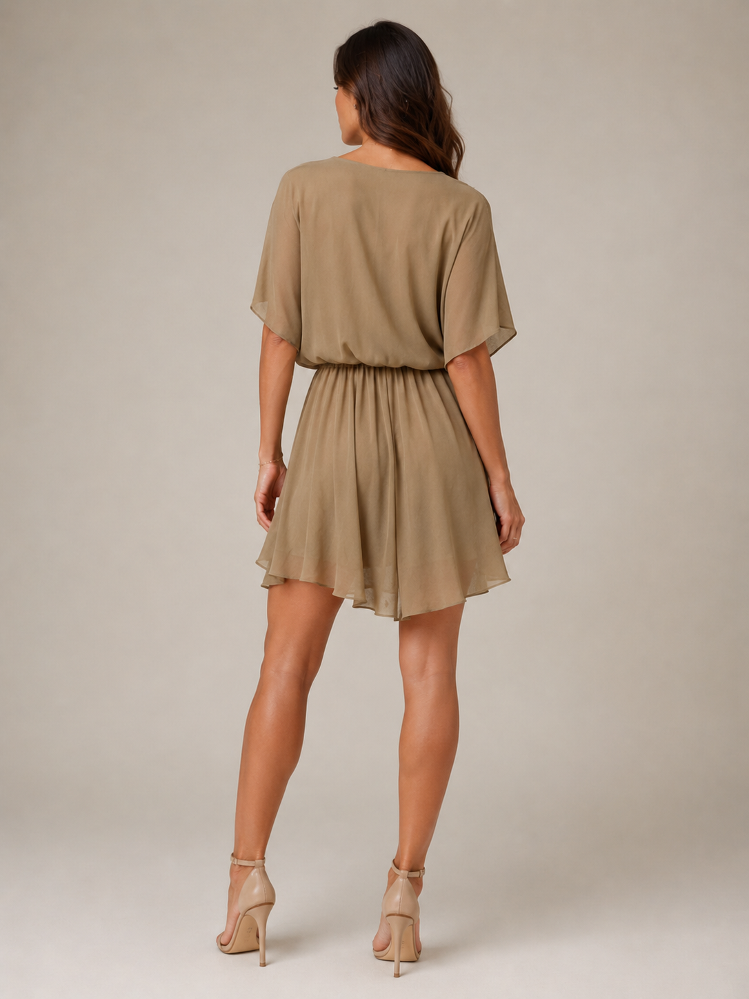 Skylar | V-Neck Wrap Midi Dress