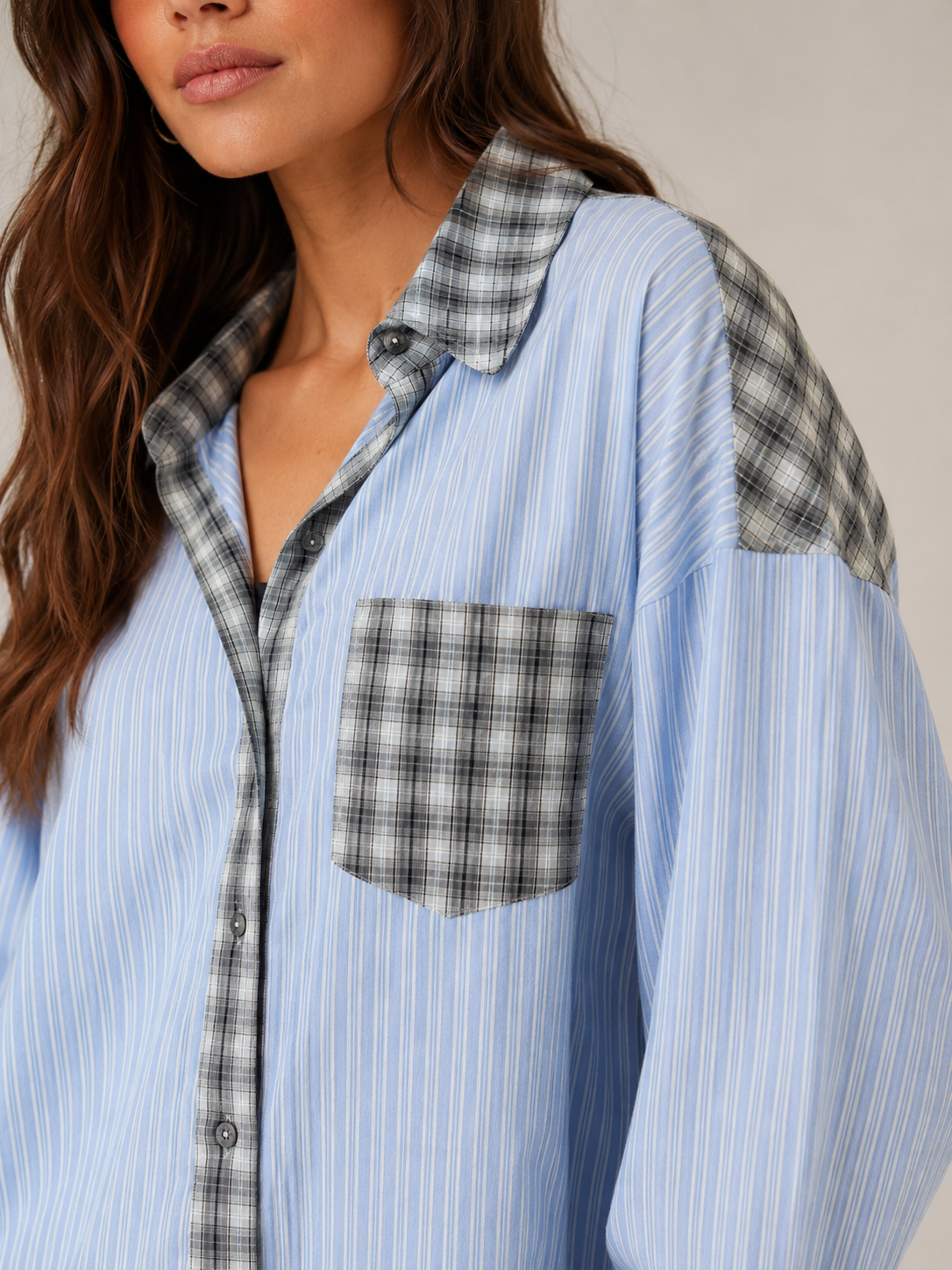 Marlowe | Long Sleeve Contrast-Trim Pyjama Set