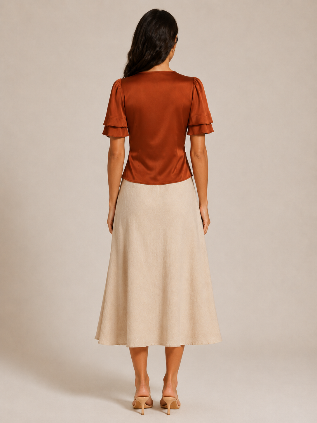 Isabela | Slim Fit Lace Detail Short Sleeve Top