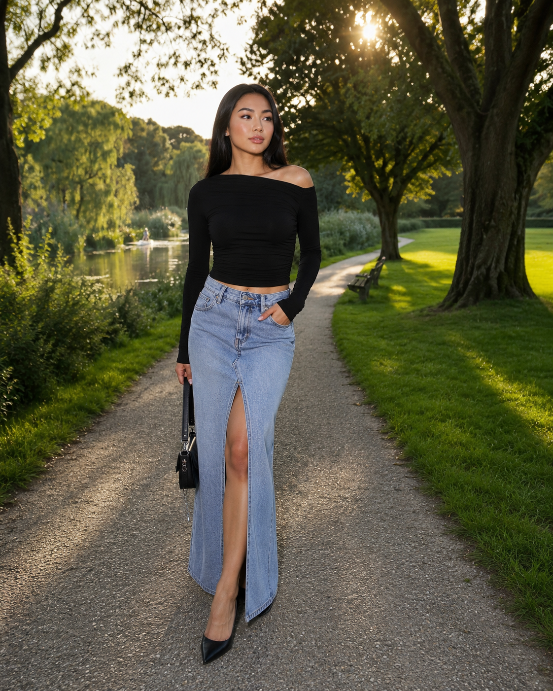 Violet | Asymmetric One Shoulder Ruched Crop Top
