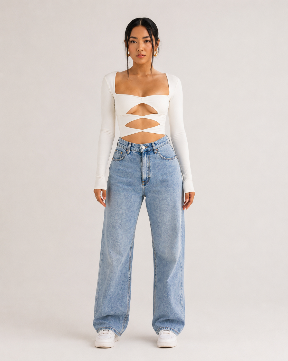Zola | Cropped Cut-out Top