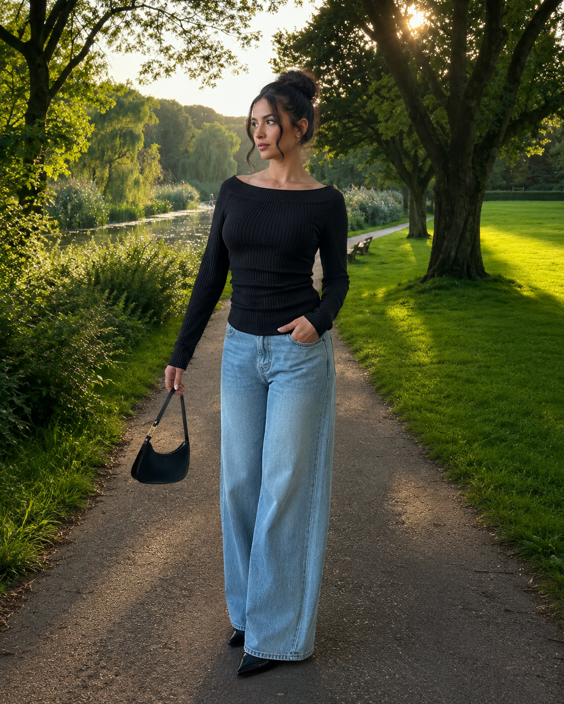 Solange | Off-Shoulder Pleated Top