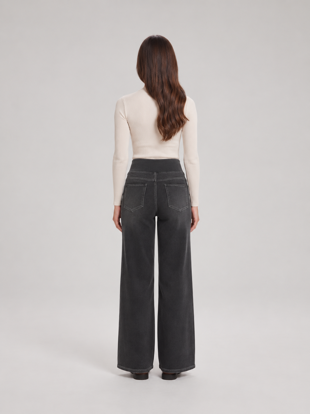 Liv | High-Waist Wide-Leg Stretch Jeans