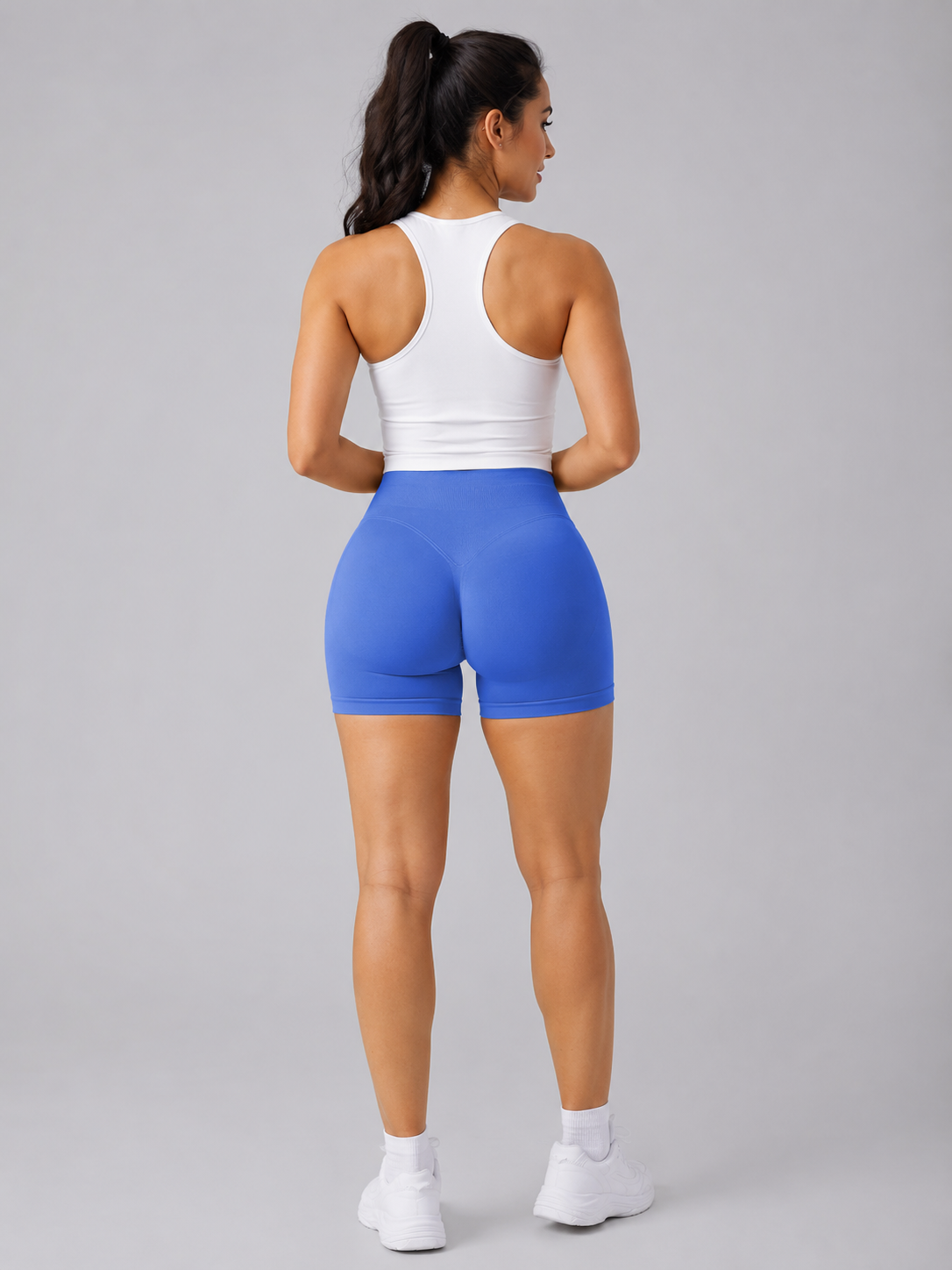 Ava | High-Waisted Non-Roll Active Shorts