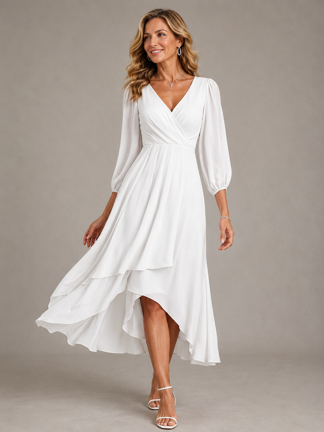 Seraphina | V-Neck Elegant Maxi Dress