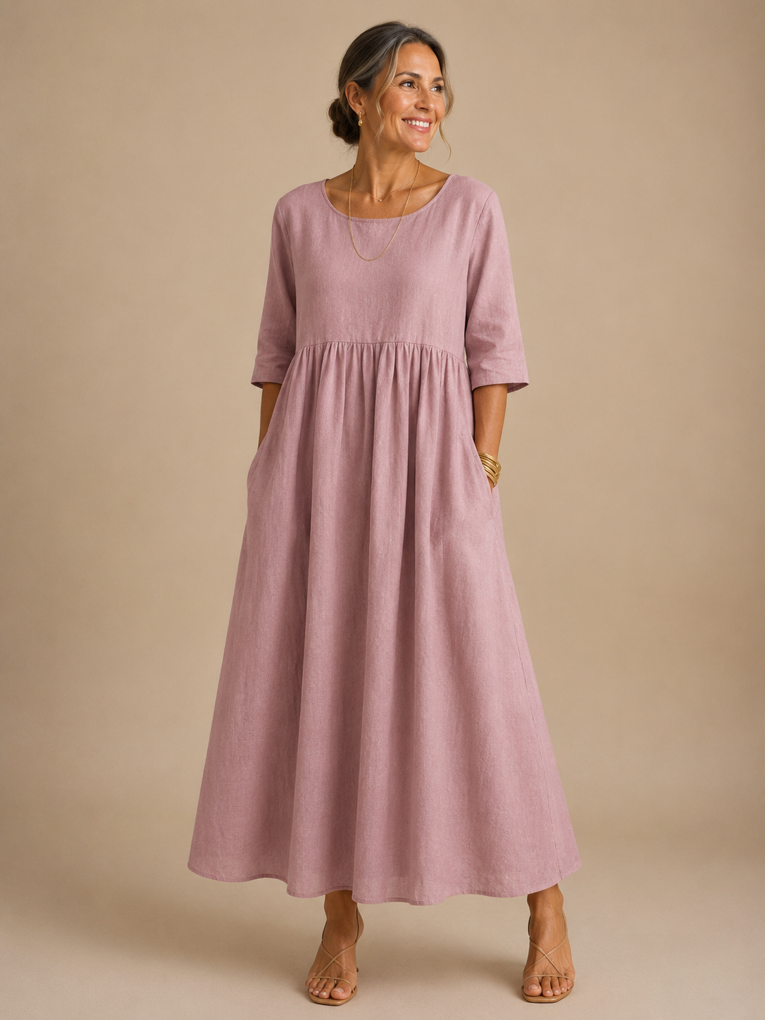 Una | Flowy Flattering Midi Dress