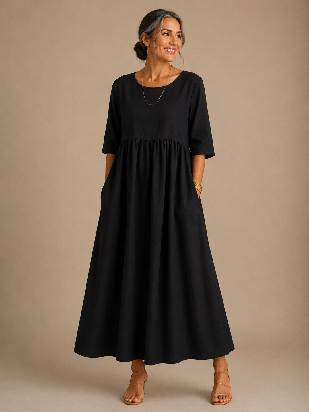 Una | Flowy Flattering Midi Dress
