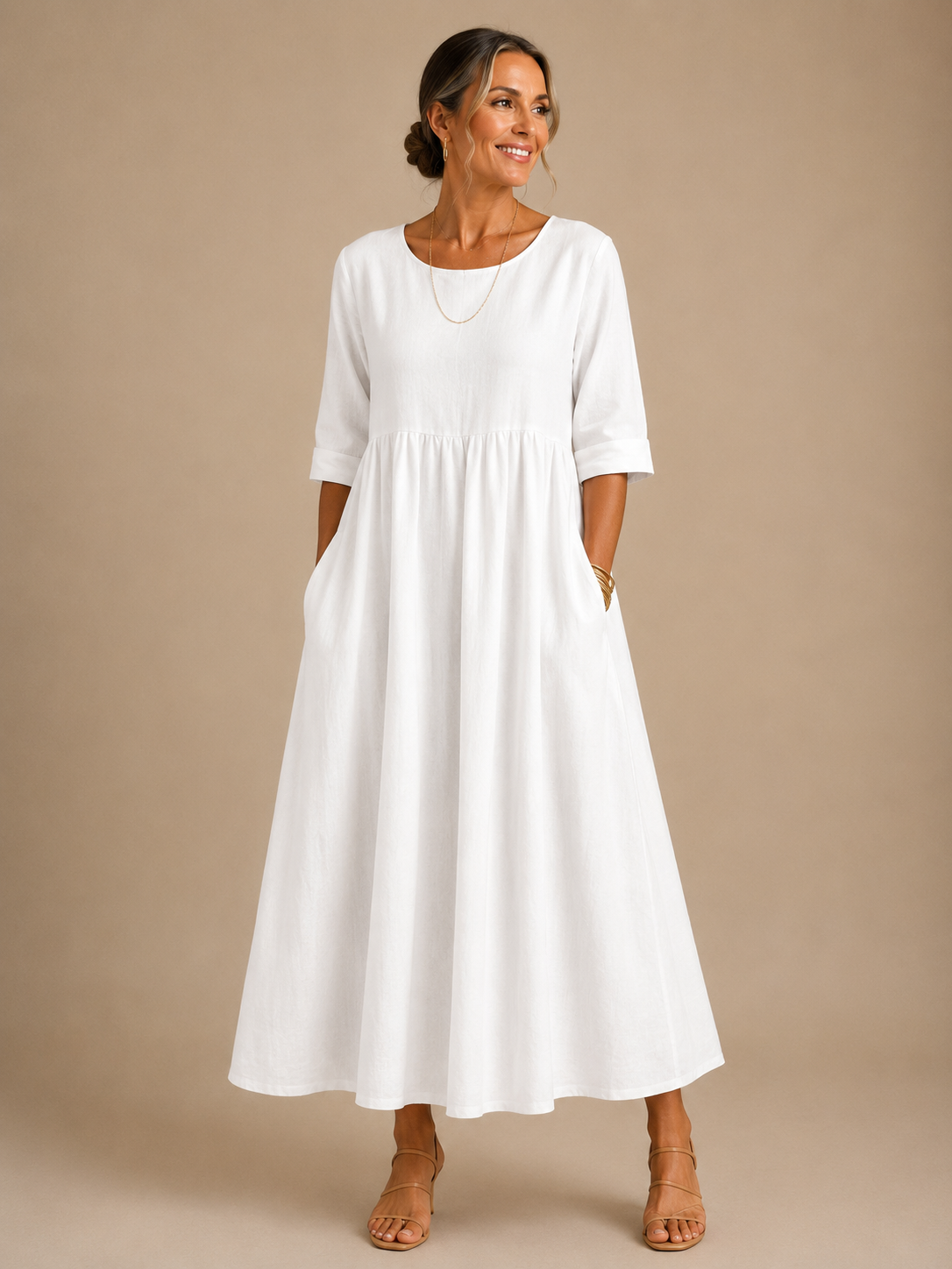 Una | Flowy Flattering Midi Dress
