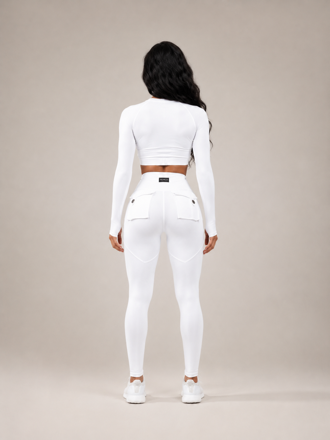 Micaela | High Waist Flap Pocket Fitness Leggings