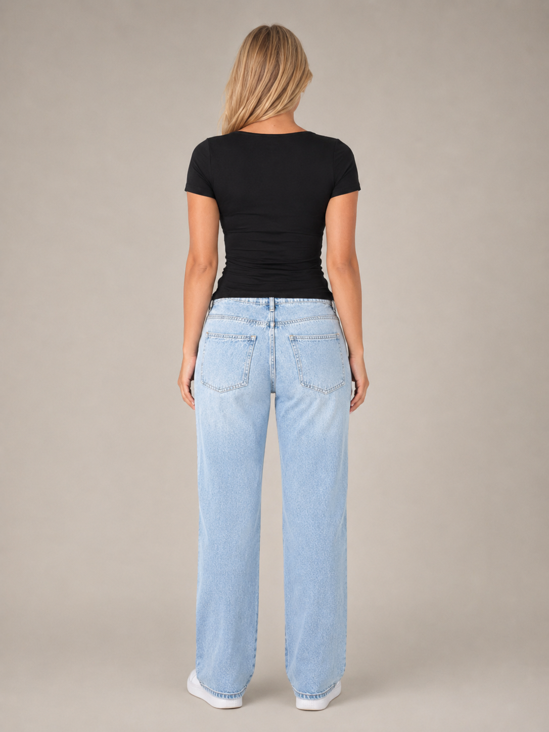 Emerson | Wide U-Neck Cropped T-Shirt