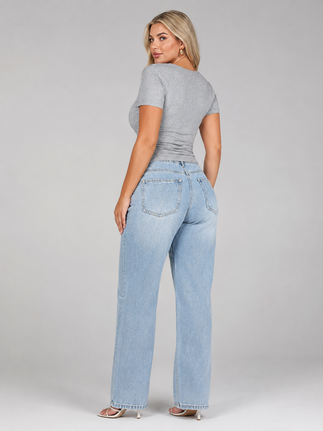 Emerson | Wide U-Neck Cropped T-Shirt