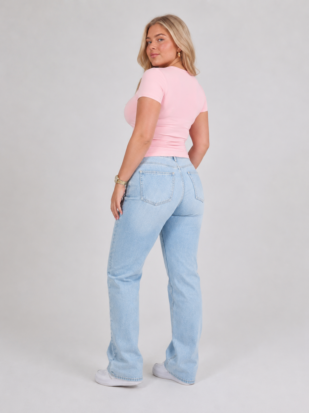 Emerson | Wide U-Neck Cropped T-Shirt
