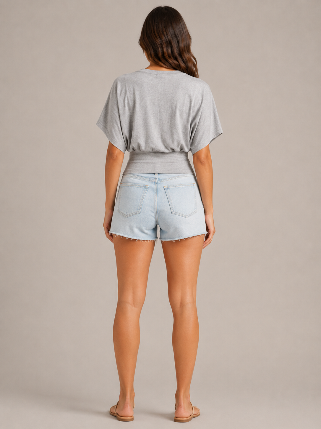 Micaela | Short Batwing Sleeve T-Shirt