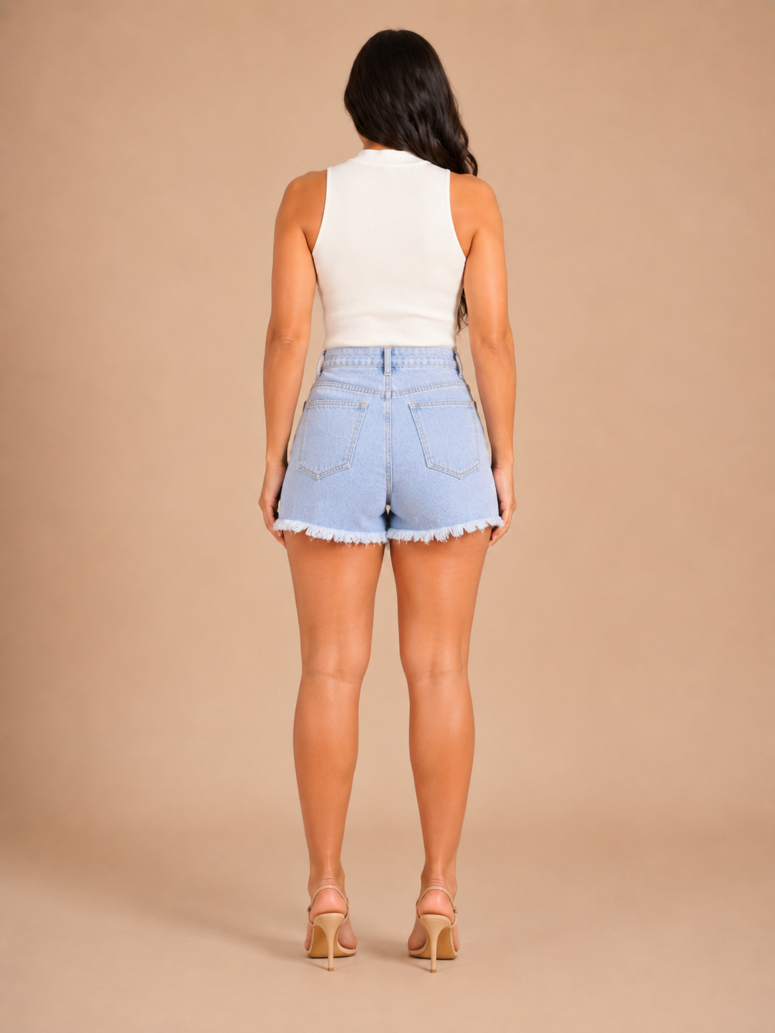 Roxy | Wide Fit Distressed Denim Shorts