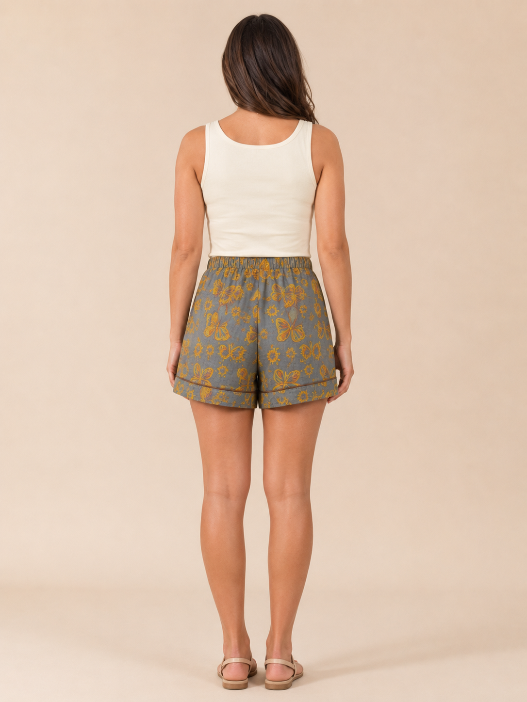 Wren | Floral Print Cotton Shorts