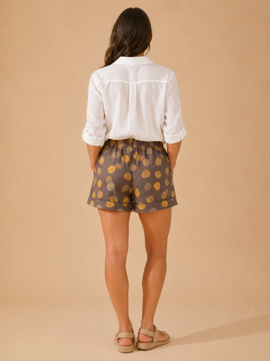 Wren | Floral Print Cotton Shorts