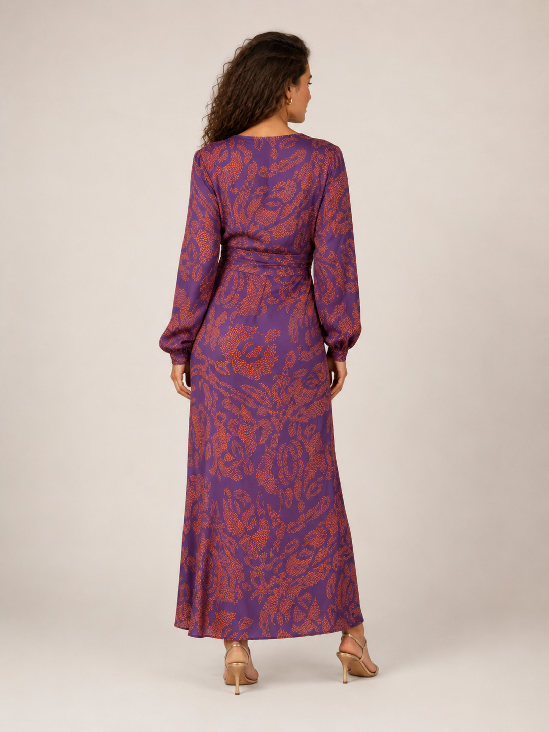 Saskia | Floral Print Button-Front Midi Dress