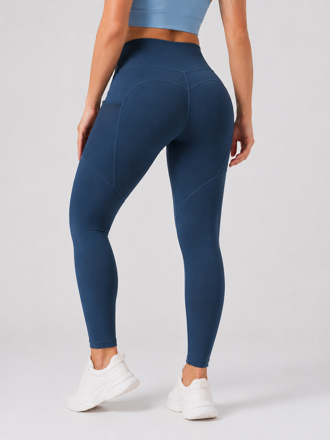 Liv | High-Waisted Contour Seam Sports Leggings