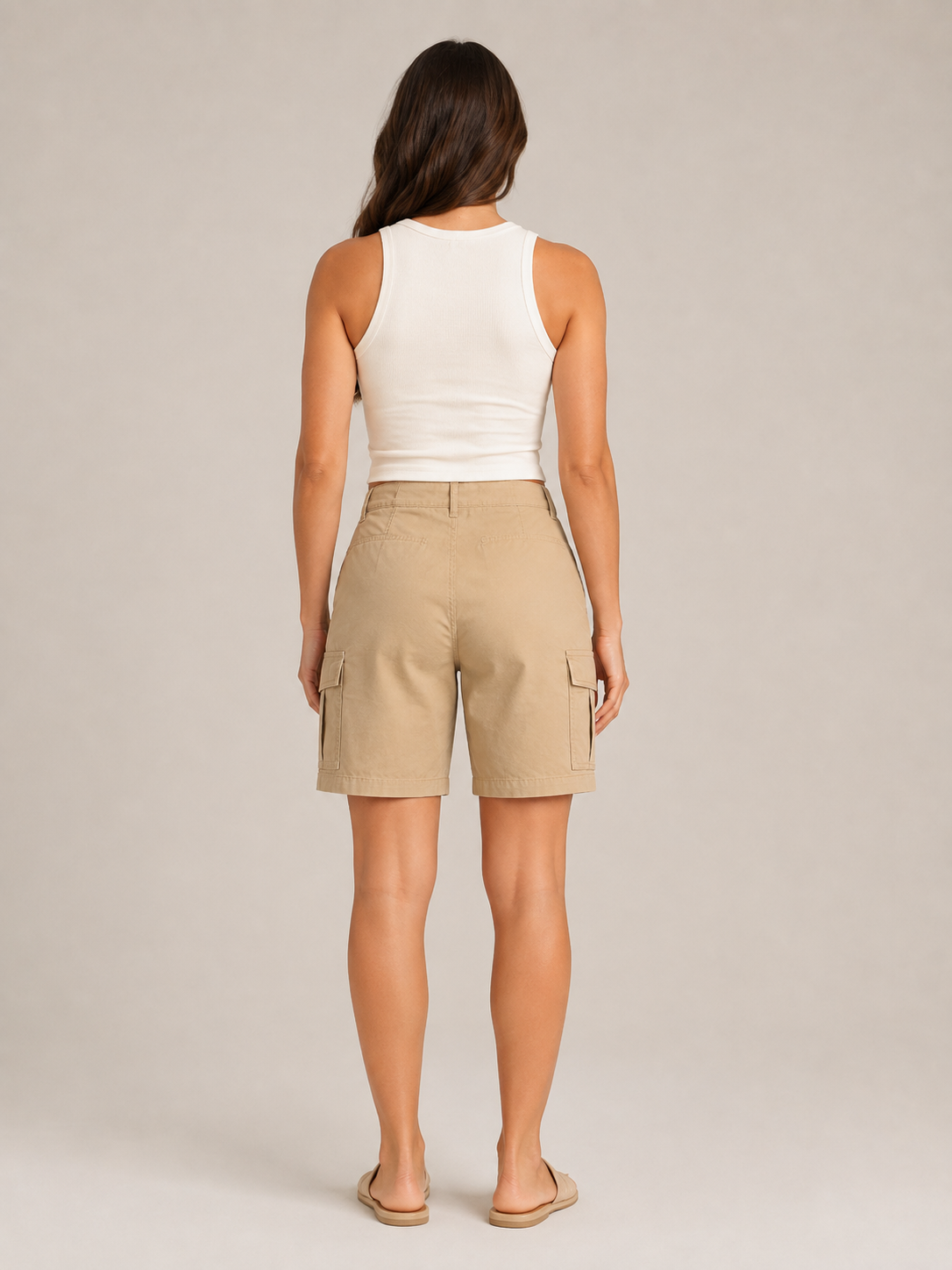 Isolde | High-Waist Straight-Leg Active Shorts