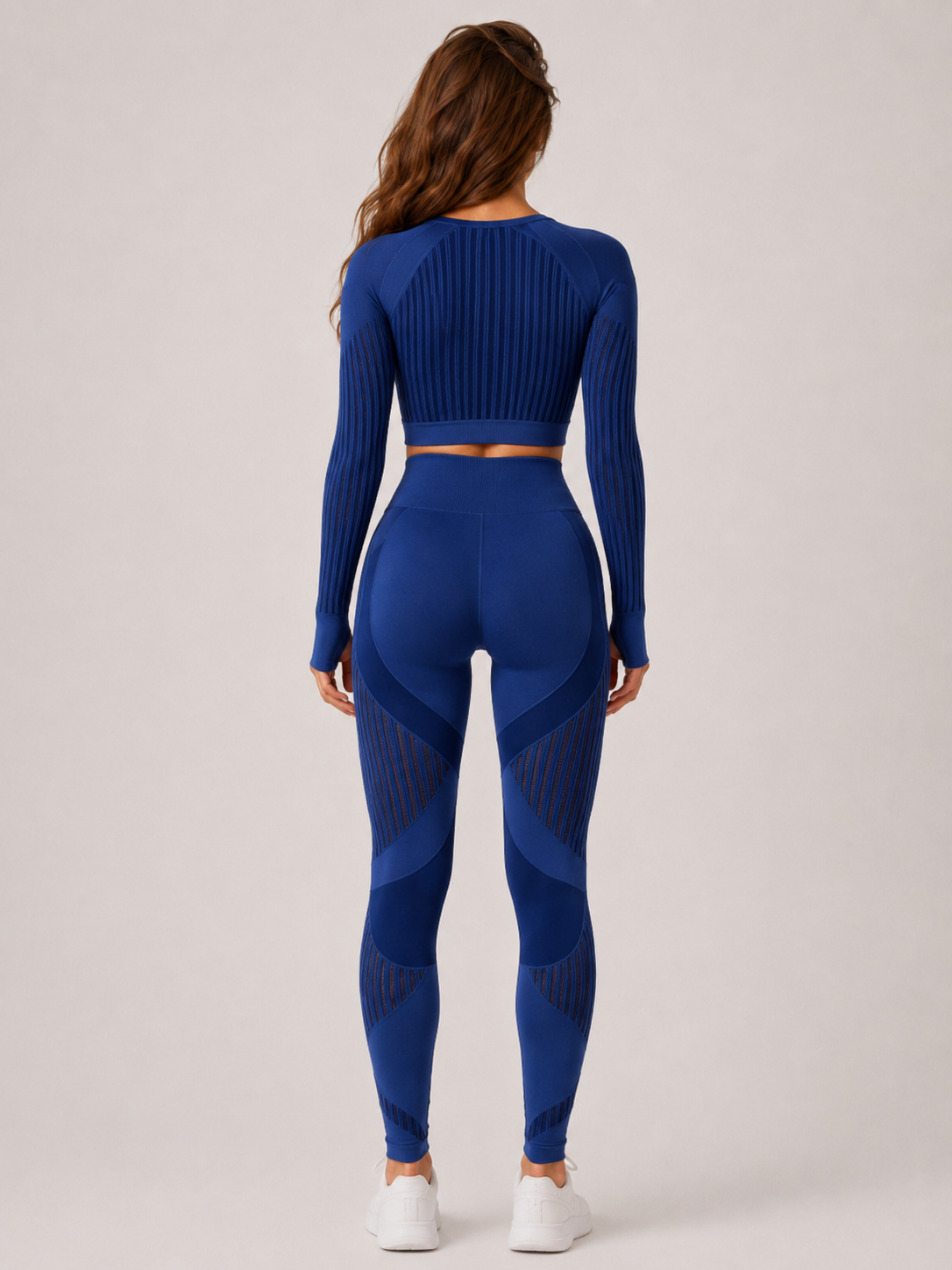 Willa | Long Sleeve High-Waist Ribbed Yoga Co-ord Set