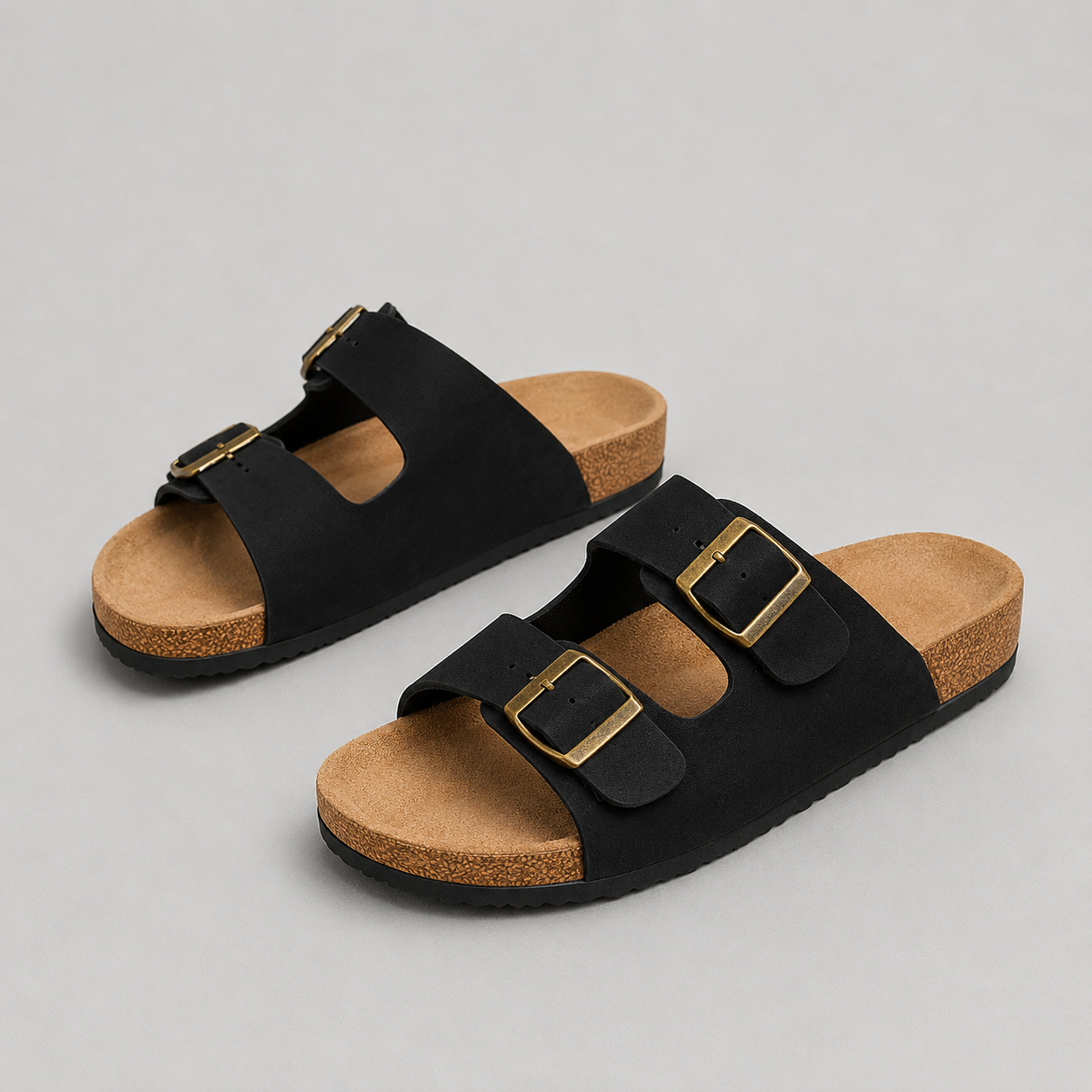 Yara | Buckle Strap Flat Sandals
