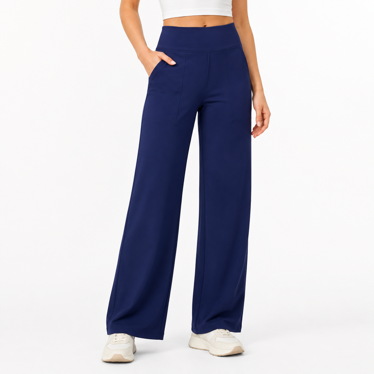 Chloe | High-Waist Stretch Comfort-Fit Trousers