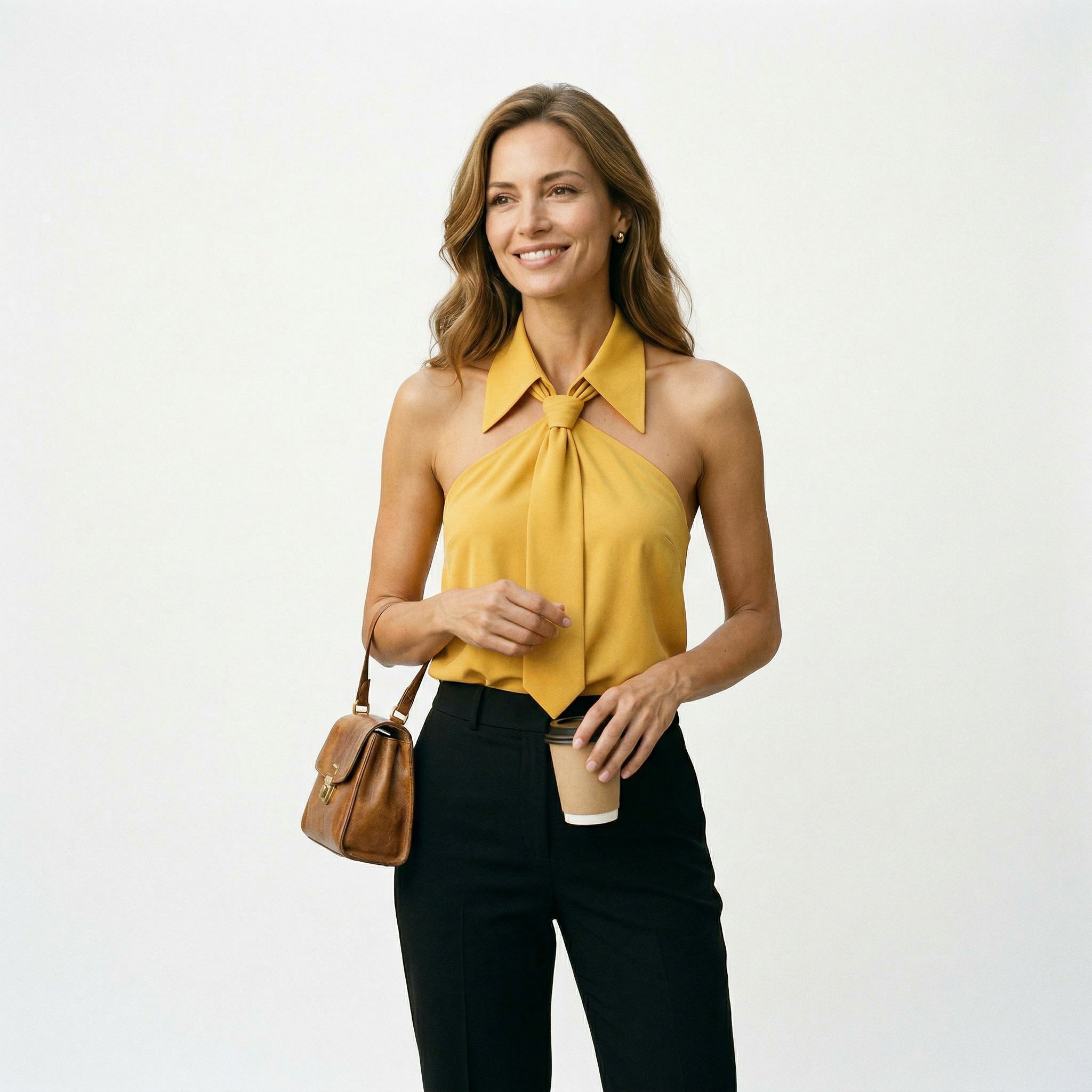 Mabel | Sleeveless Halter Summer Top