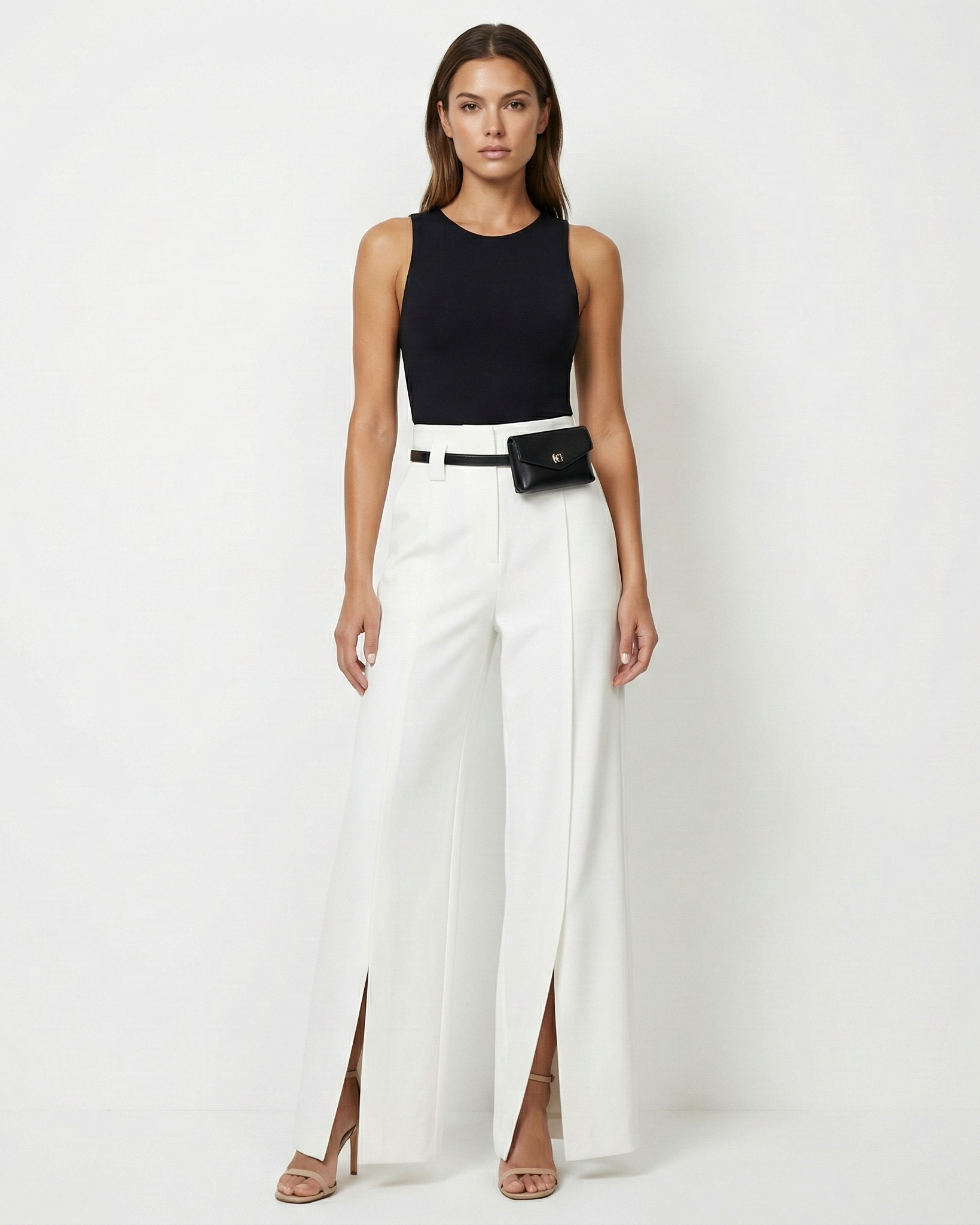 Florencia | High-Rise Pleated Wide-Leg Trousers