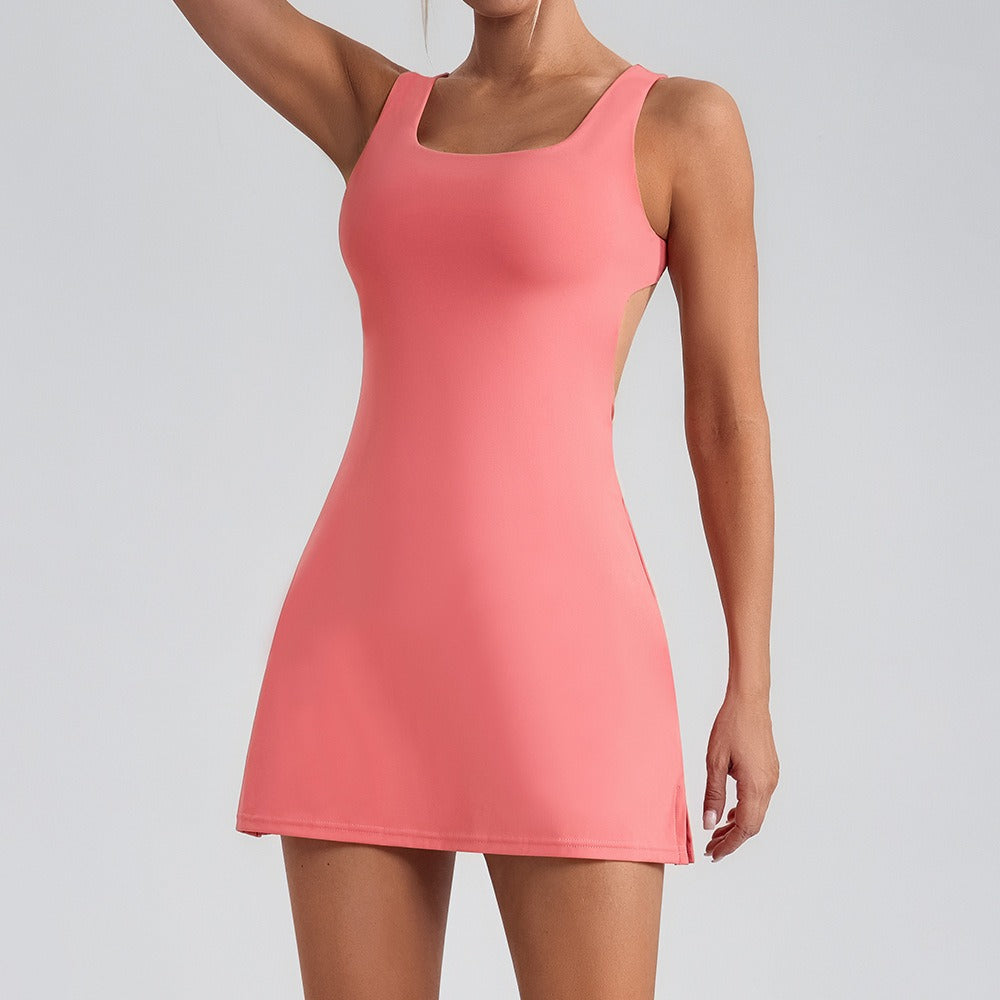 Sawyer | Sleeveless Shaping Athletic Mini Dress