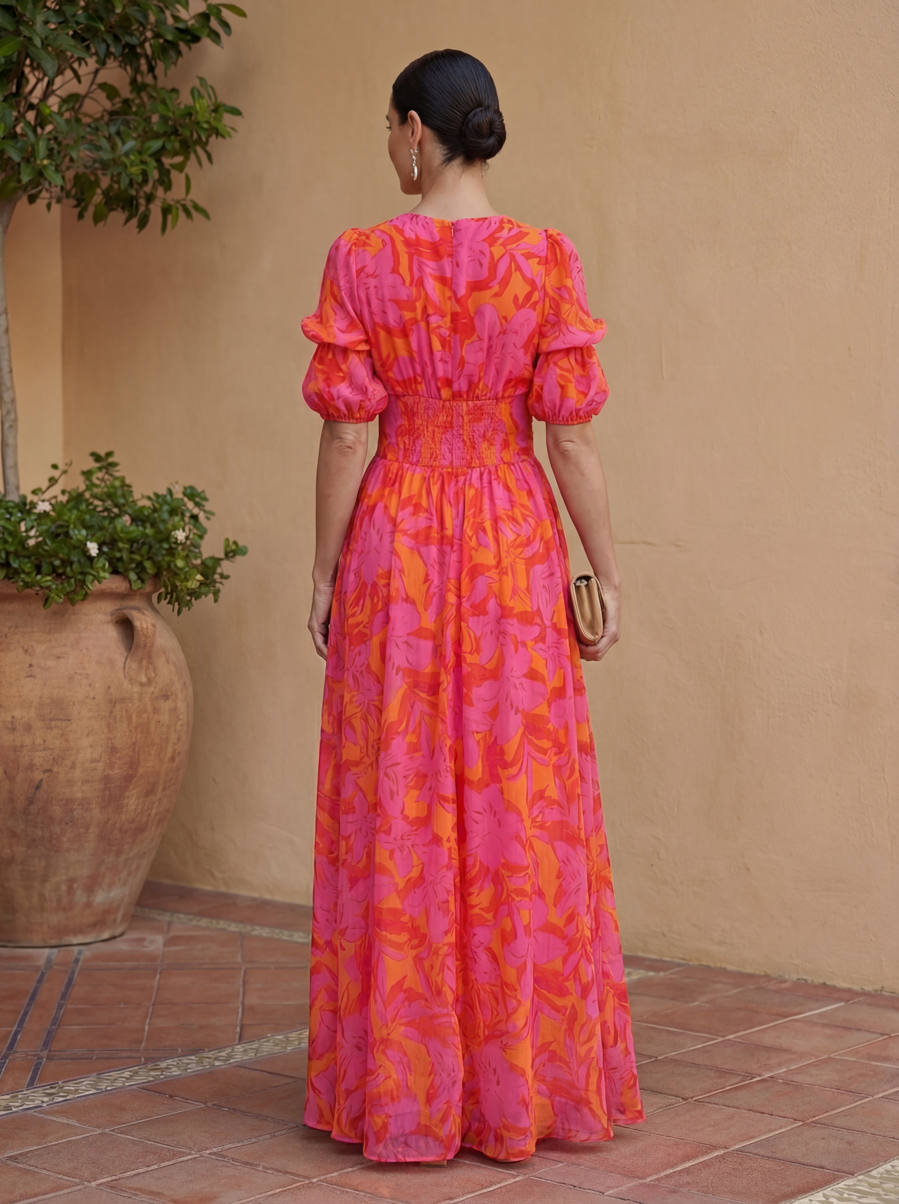 Florette | Floral Print Garden Party Maxi Dress
