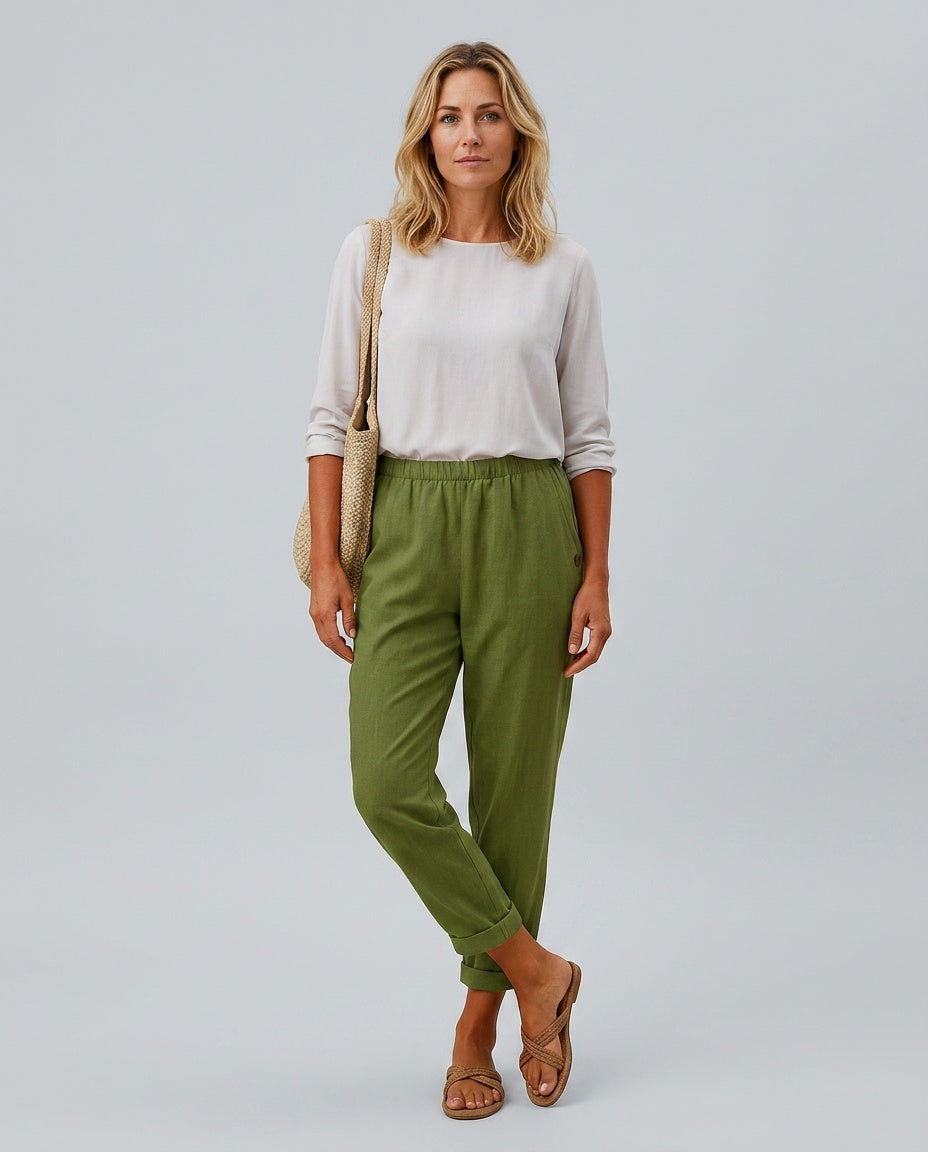 Liv | Relaxed Wide-Leg Pocket Trousers