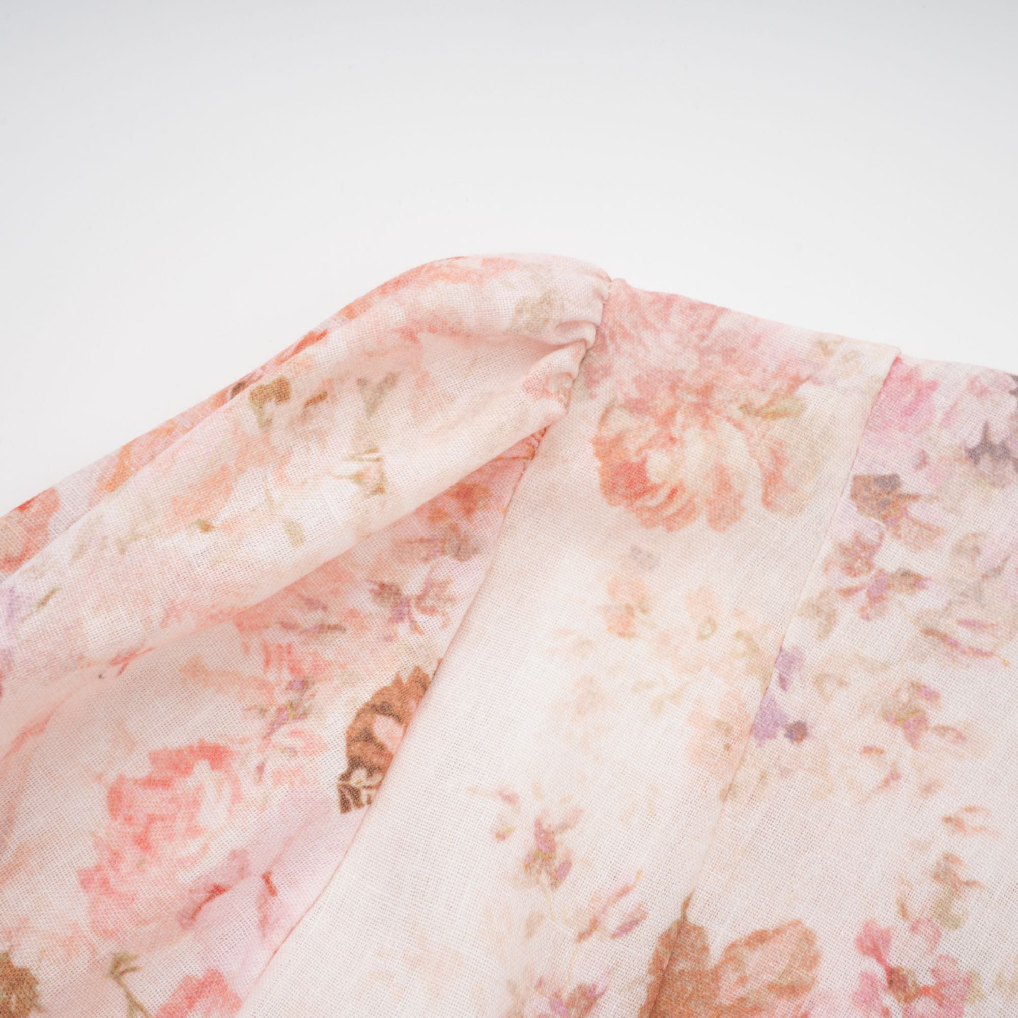 Beatriz | Floral Print Blouson Sleeve Mini Dress
