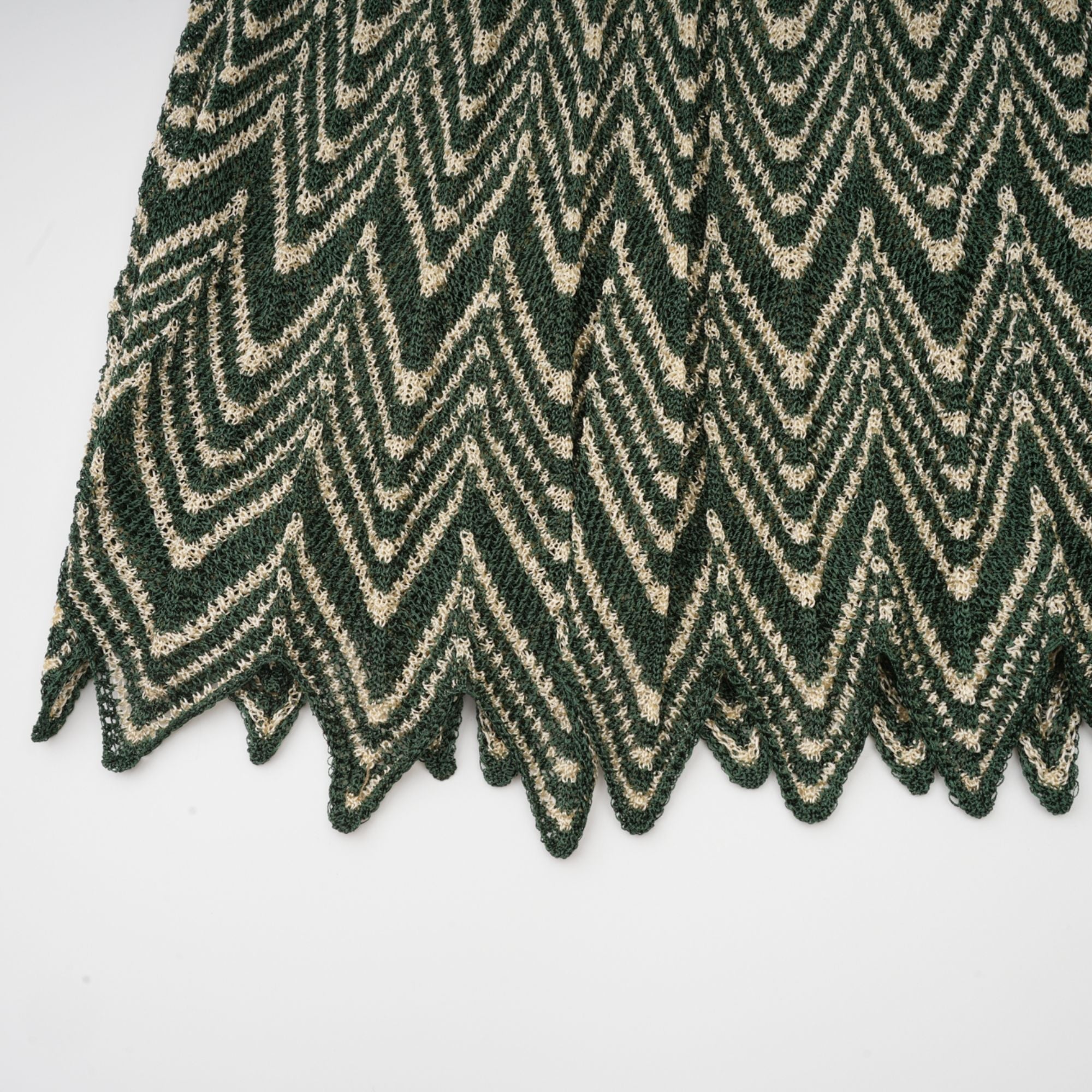 Una | Contrast-Colour Knitted Midi Dress