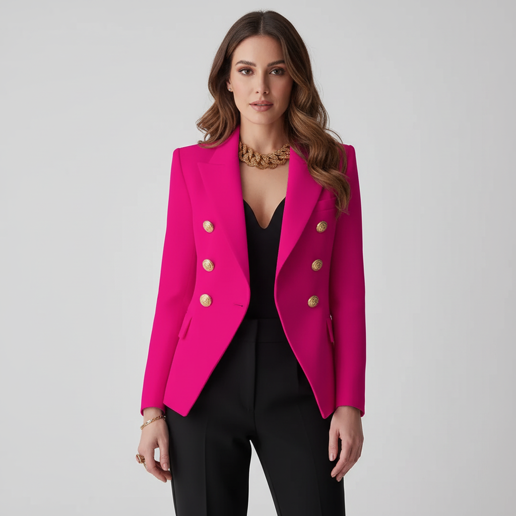 Zara | Double-Breasted Structured Blazer